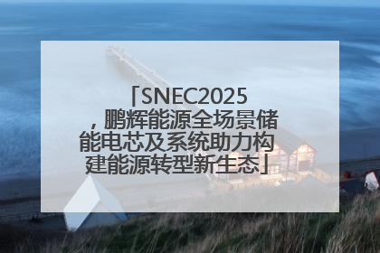 SNEC2025，鹏辉能源全场景储能电芯及系统助力构建能源转型新生态